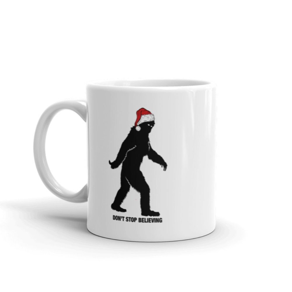 Christmas Sasquatch Big Foot Mug, Funny Mug, Gift - Picture 3 of 4